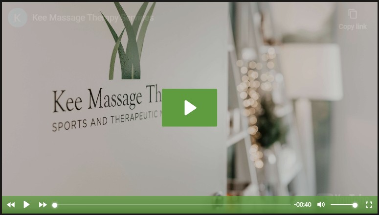 Image link to Kee Massage Therapy's promotional video